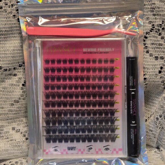 NEW (3) TDANCE Magic Volume Lash Clusters Extensions Kit 8-18mm Length D Curl - Picture 5 of 5